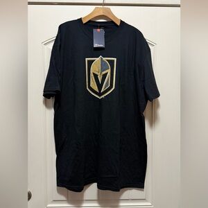 Fanatics Black Tee with Gold Emblem